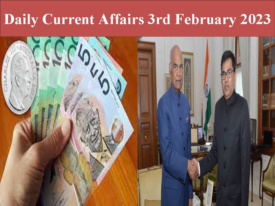 Daily Current Affairs 3rd February 2023