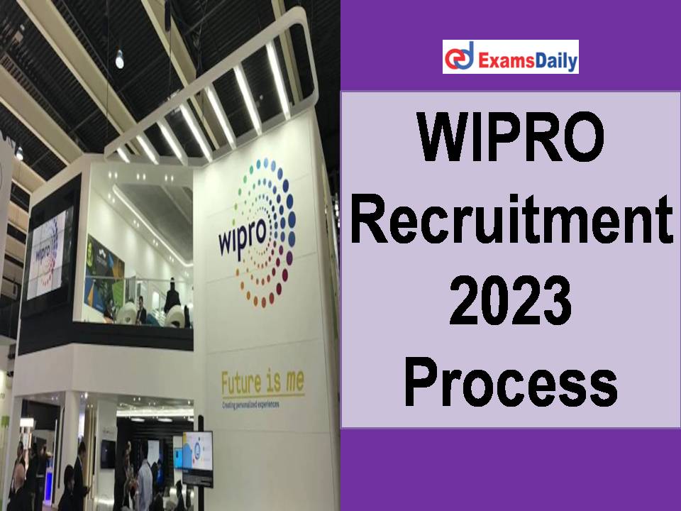 WIPRO Recruitment 2023 Process