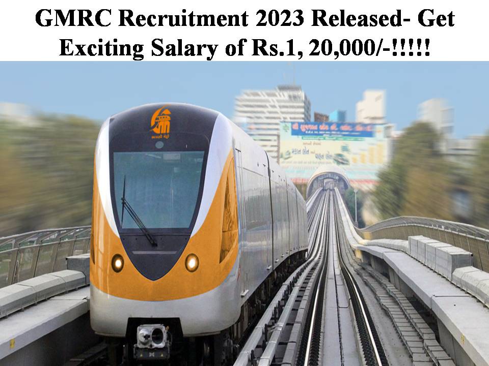 GMRC Recruitment 2023 Released